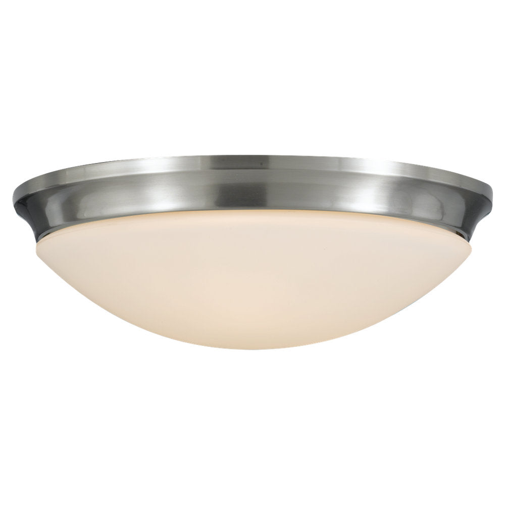 Murray Feiss 3 Bulb Brushed Steel  Flushmount - C140-FM273BS