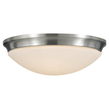 Murray Feiss 3 Bulb Brushed Steel  Flushmount - C140-FM273BS
