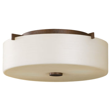 Murray Feiss 2 Bulb Corinthian Bronze Flushmount - C140-FM313CB