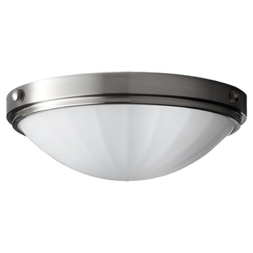 Murray Feiss 2 Bulb Brushed Steel Flushmount - C140-FM352BS