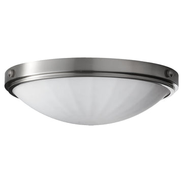 Murray Feiss 2 Bulb Brushed Steel Flushmount - C140-FM353BS