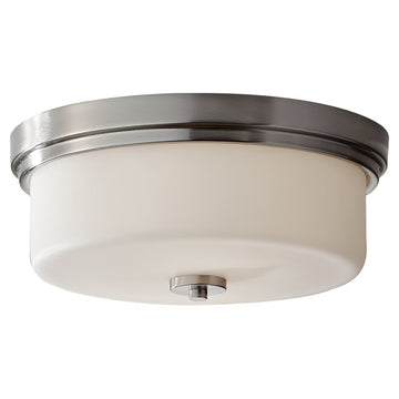 Murray Feiss 2 Bulb Brushed Steel Chandelier - C140-FM370BS