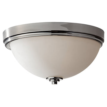 Murray Feiss 3 Bulb Polished Nickel Flush Mount Fixture - C140-FM373PN