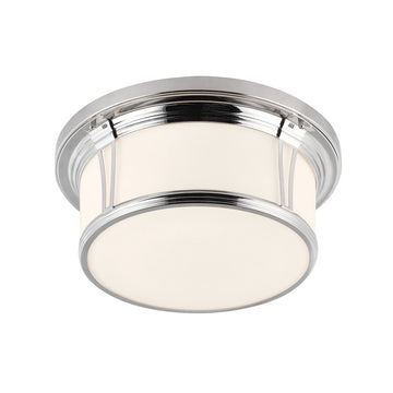Murray Feiss 3 Bulb Polished Nickel Flushmount - C140-FM389PN