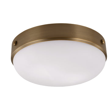 Murray Feiss 2 Bulb Dark Antique Brass Flushmount - C140-FM390DAB