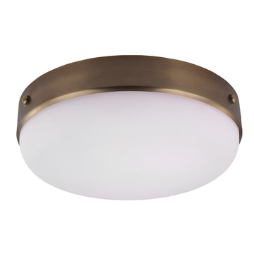 Murray Feiss 3 Bulb Dark Antique Brass Flushmount - C140-FM391DAB