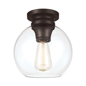 Murray Feiss 1 Bulb Oil Rubbed Bronze Flushmount - C140-FM403ORB