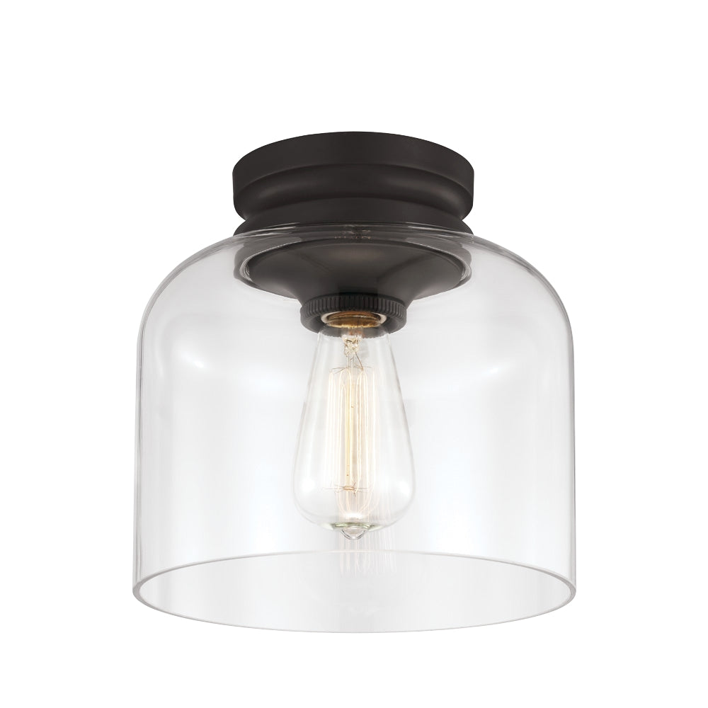 Murray Feiss 1 Bulb Oil Rubbed Bronze Flushmount - C140-FM404ORB