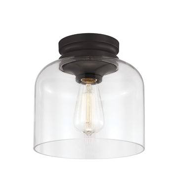 Murray Feiss 1 Bulb Oil Rubbed Bronze Flushmount - C140-FM404ORB