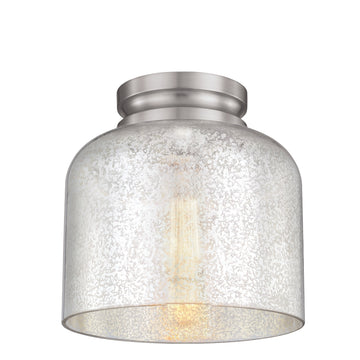 Murray Feiss 1 Bulb Brushed Steel Flushmount - C140-FM408BS