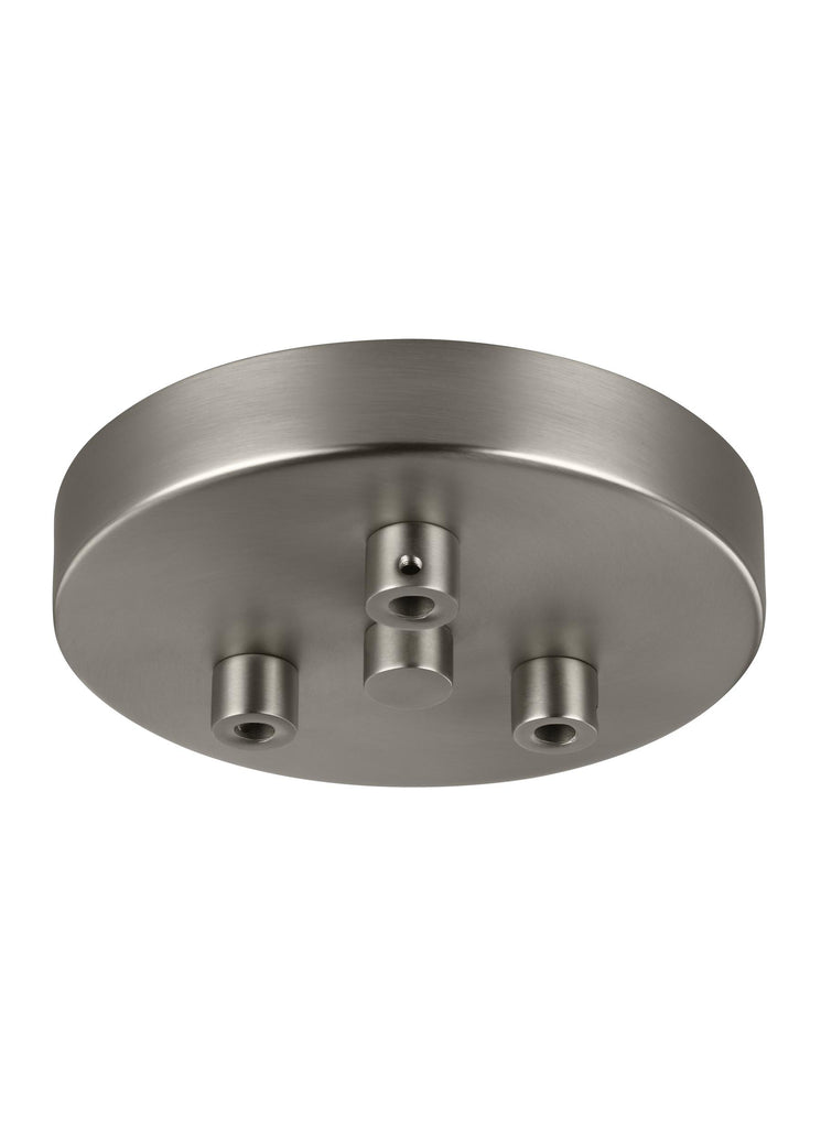 Murray Feiss 3 - Light Multi-Port Canopy with Swag Hooks Satin Nickel - C140-MPC03SN