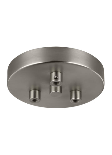 Murray Feiss 3 - Light Multi-Port Canopy with Swag Hooks Satin Nickel - C140-MPC03SN