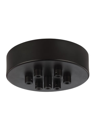 Murray Feiss 7 - Light Multi-Port Canopy with Swag Hooks Oil Rubbed Bronze - C140-MPC07ORB