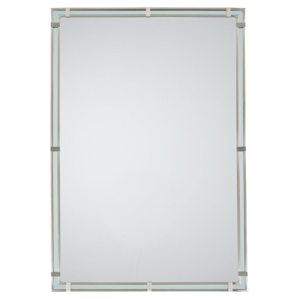Murray Feiss Brushed Steel Mirror - C140-MR1089BS