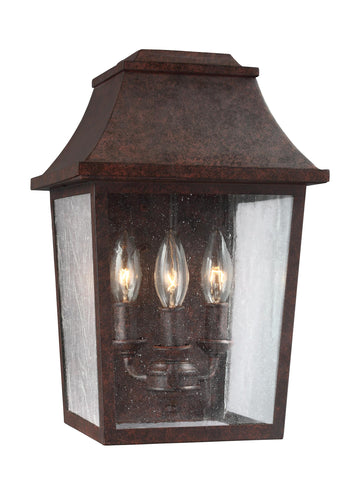 Murray Feiss 3 - Light Outdoor Wall Lantern Patina Copper - C140-OL11901PCR