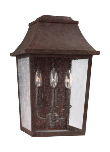 Murray Feiss 3 - Light Outdoor Wall Lantern Patina Copper - C140-OL11902PCR