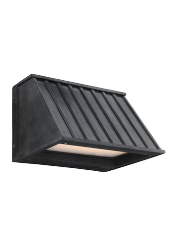 Murray Feiss 2 - Light Outdoor LED Wall Lantern Dark Weathered Zinc - C140-OL12600DWZ-LED
