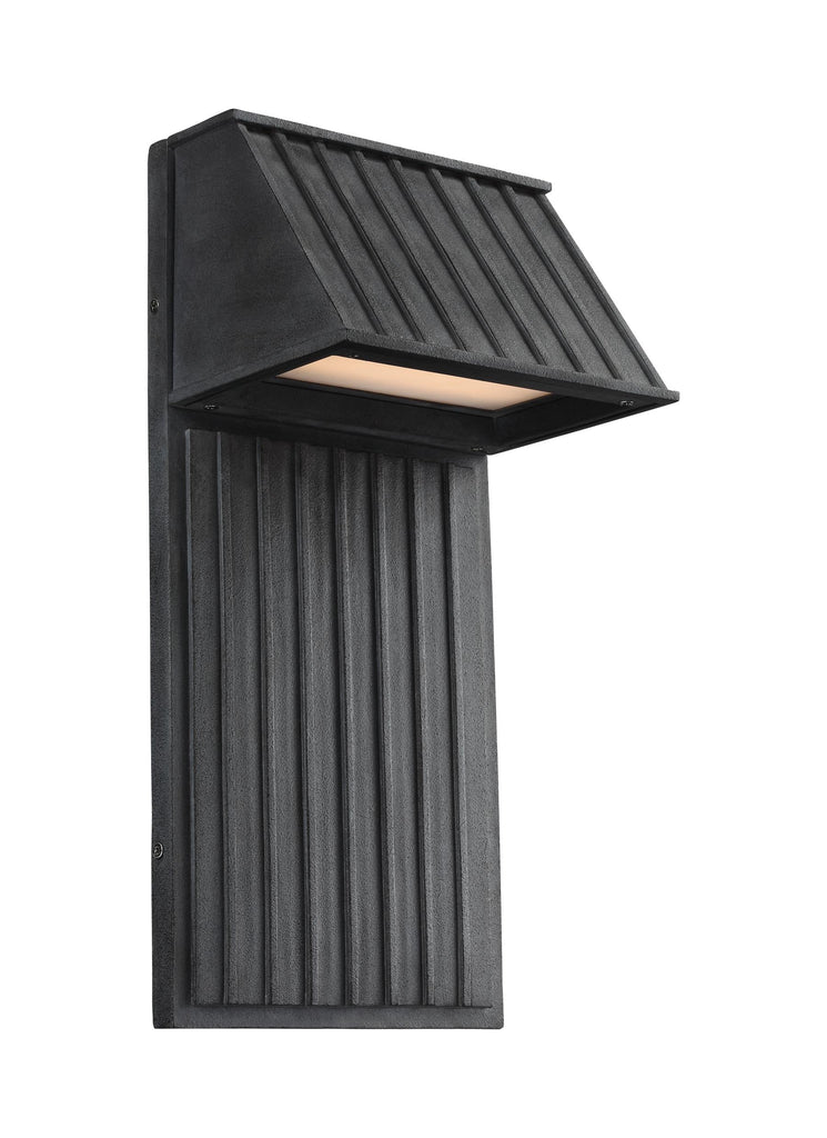 Murray Feiss 2 - Light Outdoor LED Wall Lantern Dark Weathered Zinc - C140-OL12602DWZ-LED