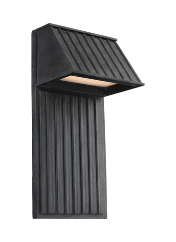 Murray Feiss 2 - Light Outdoor LED Wall Lantern Dark Weathered Zinc - C140-OL12602DWZ-LED