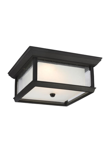 Murray Feiss 2 - Light Outdoor LED Flush Mount Textured Black - C140-OL12813TXB-LED