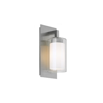 Murray Feiss 1 Bulb Brushed Steel Outdoor Lantern - C140-OL13000BS