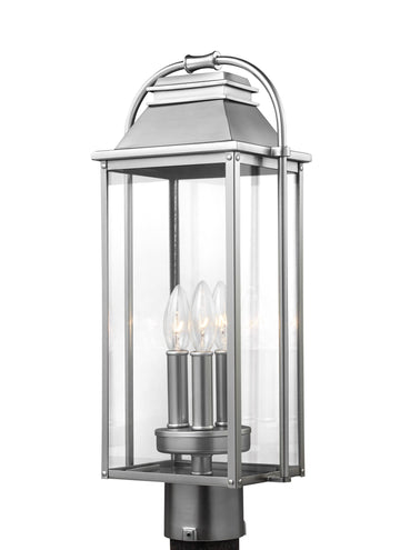 Murray Feiss 3 - Light Post Lantern - C140-OL13207PBS