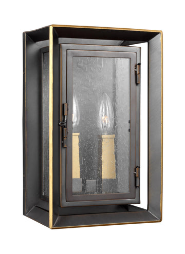 Murray Feiss 2 - Light Outdoor Wall Lantern - C140-OL13801ANBZ/PBB