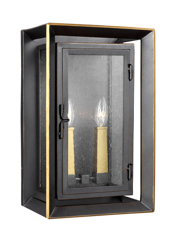 Murray Feiss 2 - Light Outdoor Wall Lantern - C140-OL13802ANBZ/PBB