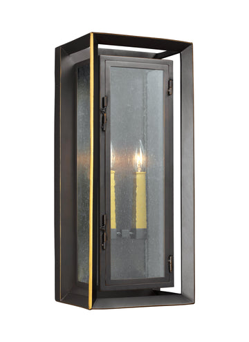 Murray Feiss 2 - Light Outdoor Wall Lantern - C140-OL13803ANBZ/PBB