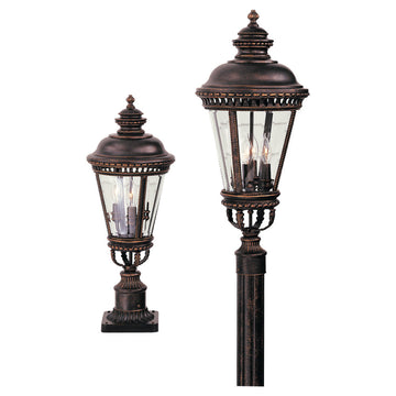 Murray Feiss 3 Bulb Grecian Bronze Outdoor   - C140-OL1907GBZ