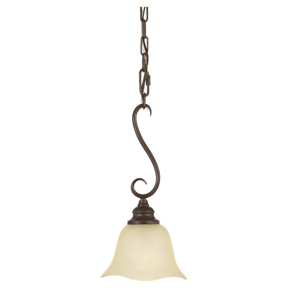 Murray Feiss 1 Bulb Grecian Bronze Pendant - C140-P1095GBZ