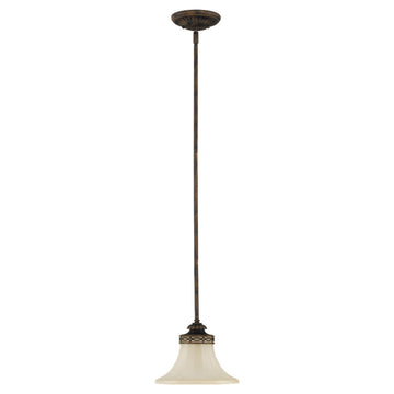 Murray Feiss 1 Bulb Walnut Pendant - C140-P1114WAL