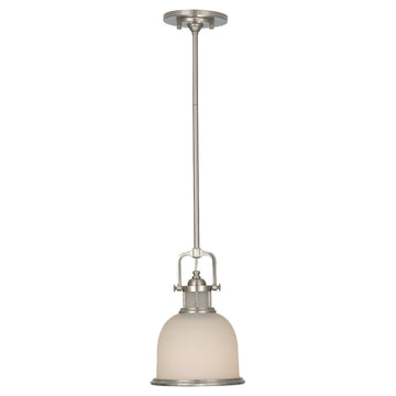 Murray Feiss 1 Bulb Brushed Steel Pendant - C140-P1144BS