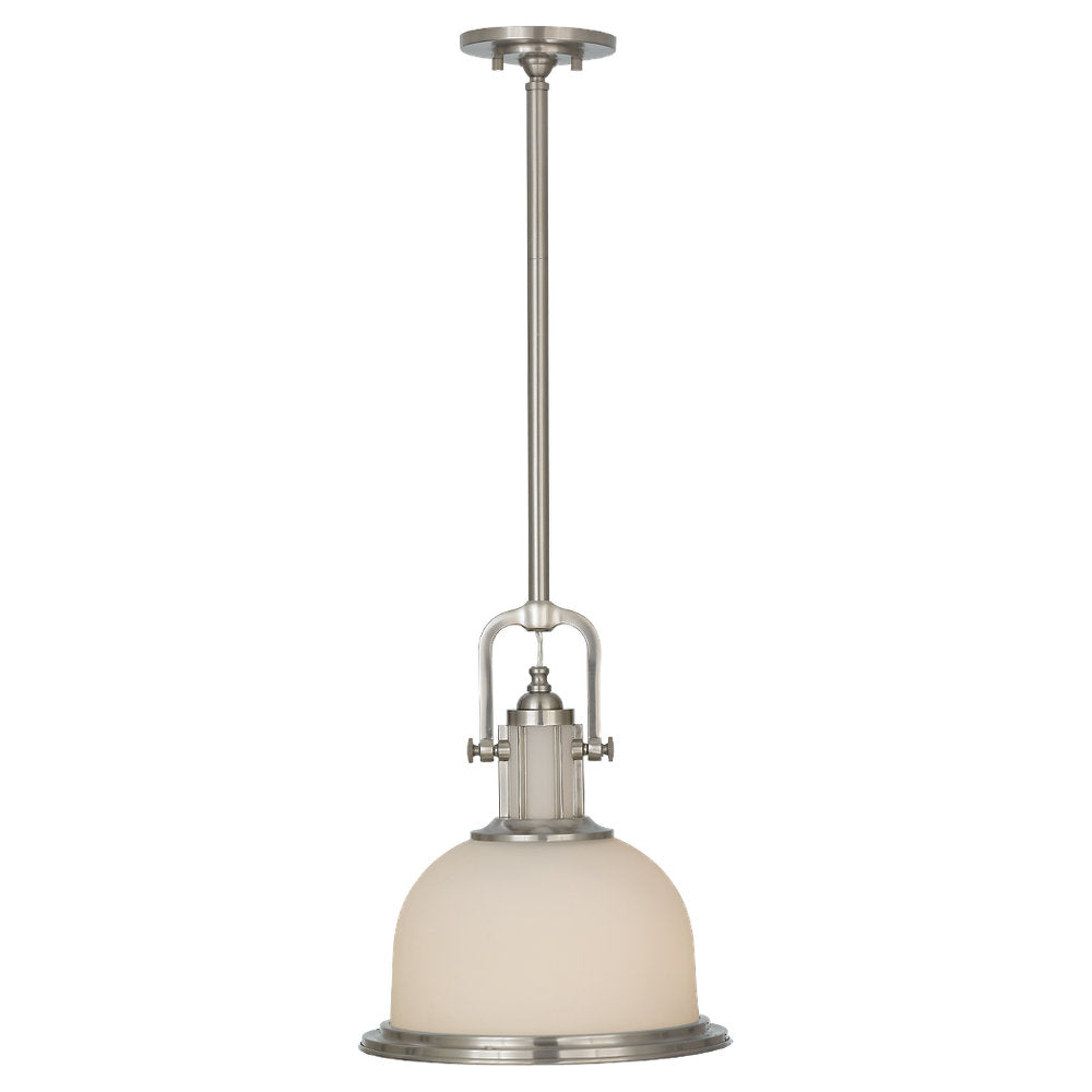 Murray Feiss 2 Bulb Brushed Steel Pendant - C140-P1146BS