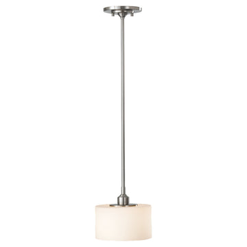 Murray Feiss 1 Bulb Brushed Steel Pendant - C140-P1153BS