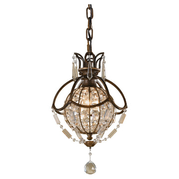 Murray Feiss 1 Bulb Oxidized Bronze/British Bronze Pendant - C140-P1178OBZ/BRB