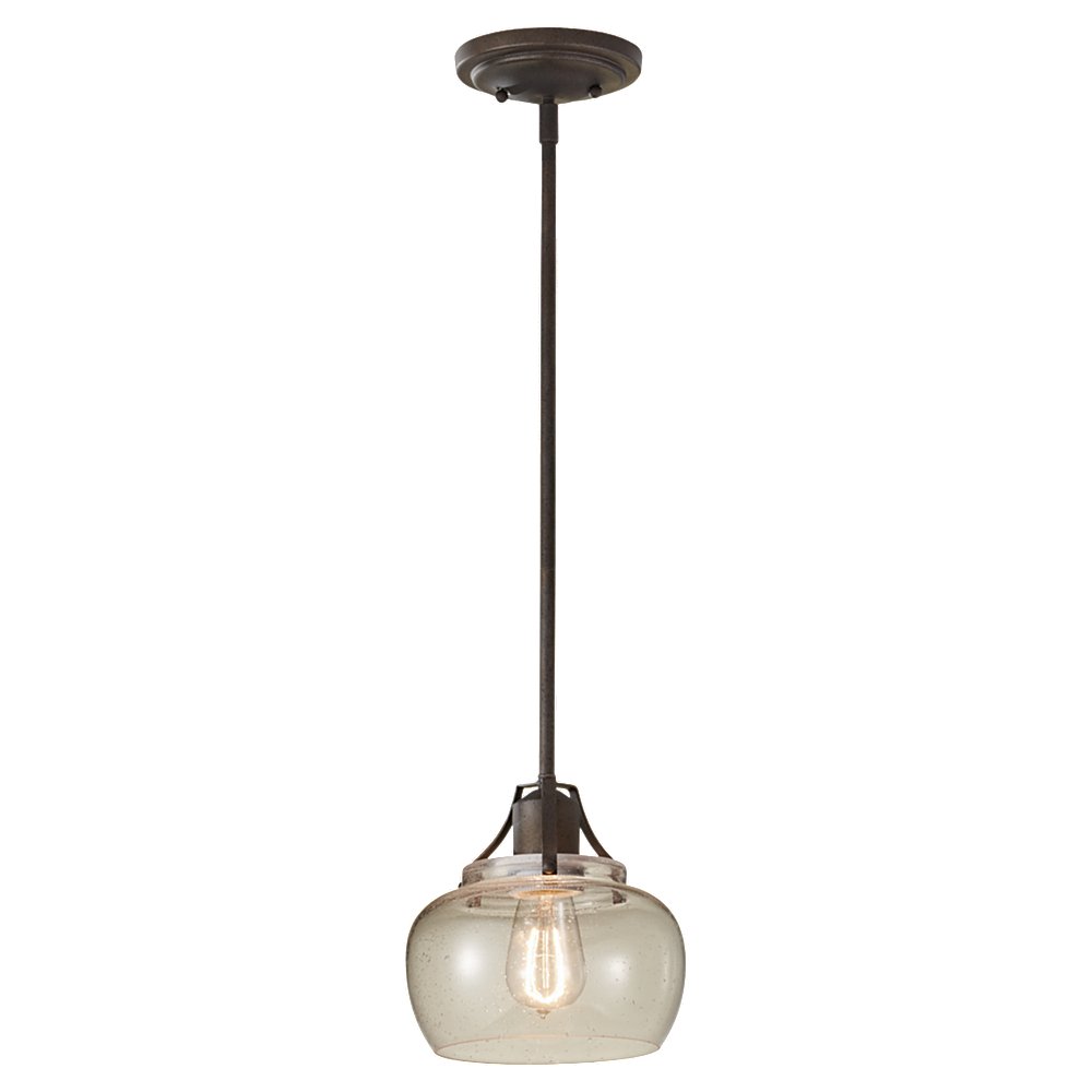 Murray Feiss 1 Bulb Rustic Iron Chandelier - C140-P1234RI