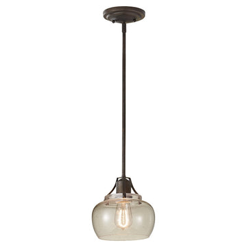 Murray Feiss 1 Bulb Rustic Iron Chandelier - C140-P1234RI