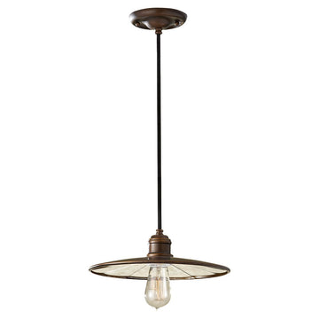 Murray Feiss 1 Bulb Astral Bronze Chandelier - C140-P1236ASTB