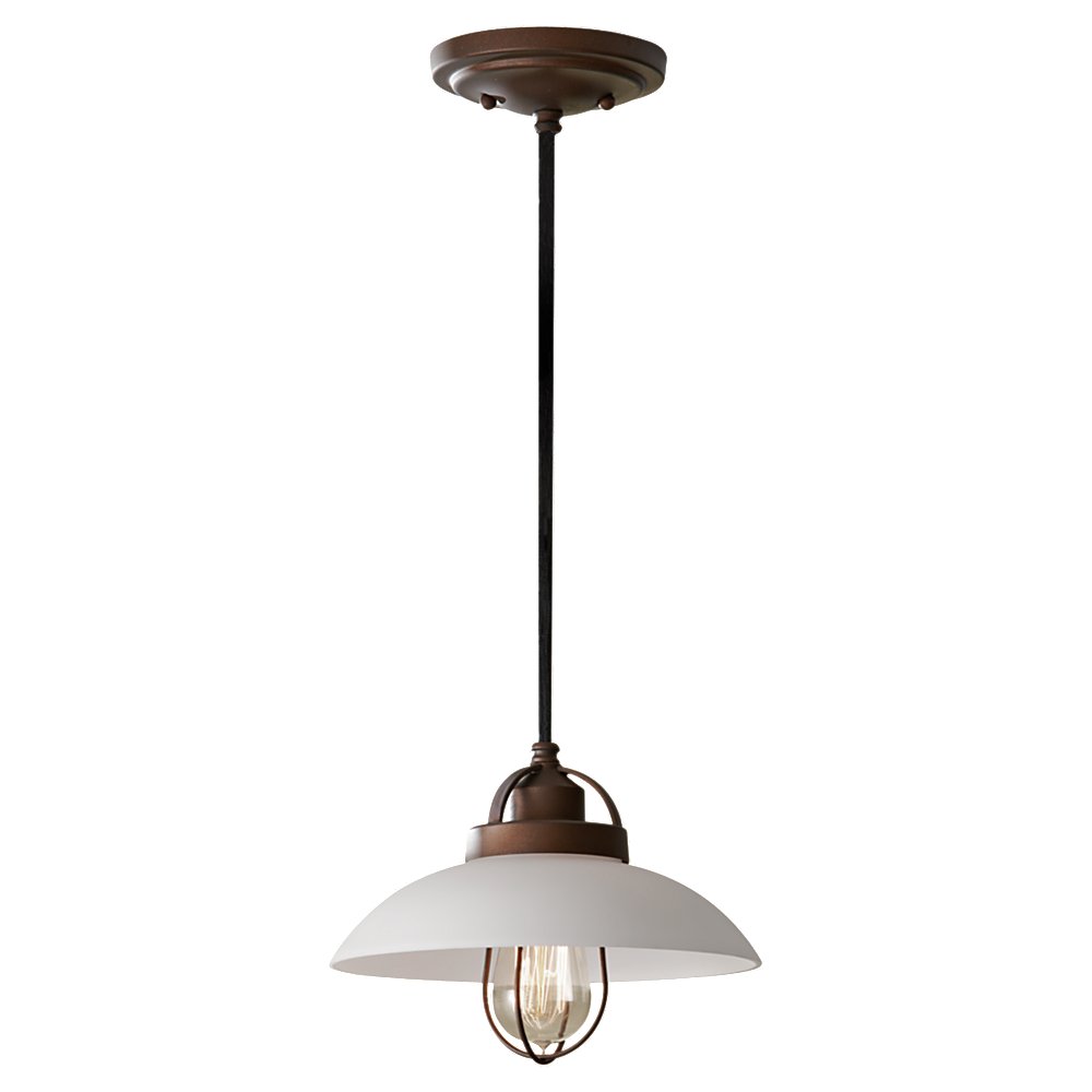 Murray Feiss 1 Bulb Bronze Patina Chandelier - C140-P1241BZP