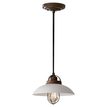 Murray Feiss 1 Bulb Bronze Patina Chandelier - C140-P1241BZP