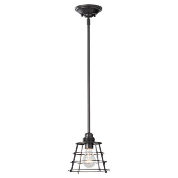 Murray Feiss 1 Bulb Dark Bronze Chandelier - C140-P1252DBZ