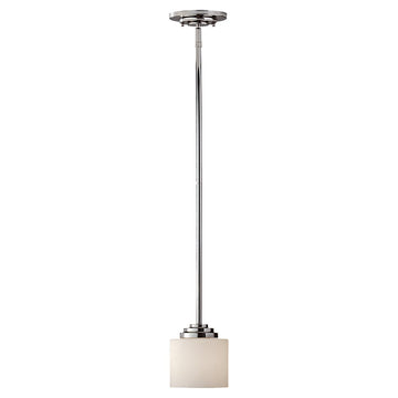 Murray Feiss 1 Bulb Polished Nickel Pendant - C140-P1263PN