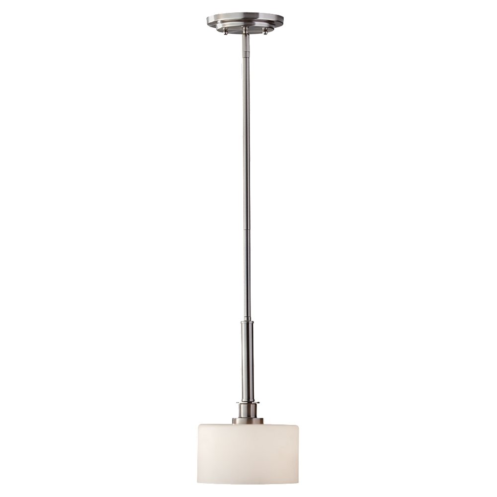 Murray Feiss 1 Bulb Brushed Steel Pendant - C140-P1264BS