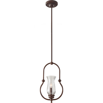 Murray Feiss 1 Bulb Heritage Bronze Chandelier - C140-P1268HTBZ