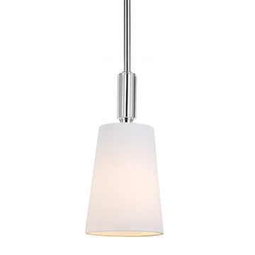 Murray Feiss 1 Bulb Polished Nickel Pendant - C140-P1303PN