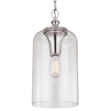 Murray Feiss 1 Bulb Polished Nickel Pendant - C140-P1309PN
