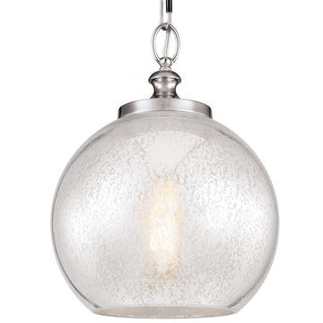 Murray Feiss 1 Bulb Brushed Steel Pendant - C140-P1317BS