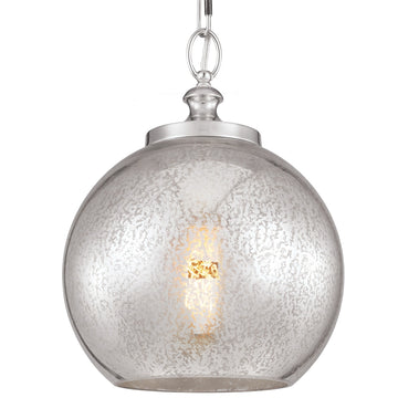Murray Feiss 1 Bulb Polished Nickel Pendant - C140-P1317PN