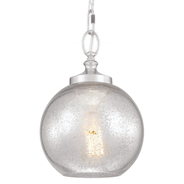 Murray Feiss 1 Bulb Polished Nickel Pendant - C140-P1318PN